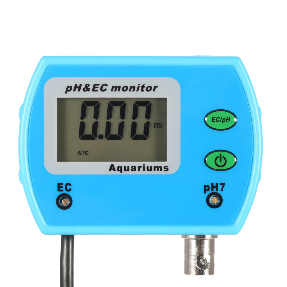 pH Meter for Aquarium 2 in 1Water Quality Tester medidor de ph Tester Water Quality Monitor Online pH EC Meter Acidometer