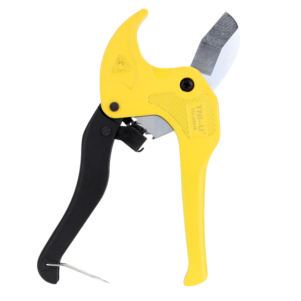 Brand TNI U TU 6301E Dual Colors Pipe Cutter Handle Cutting Tool Ratcheting PVC Pipe Cutter Plier Plastic Pipe and Tubing Cutter