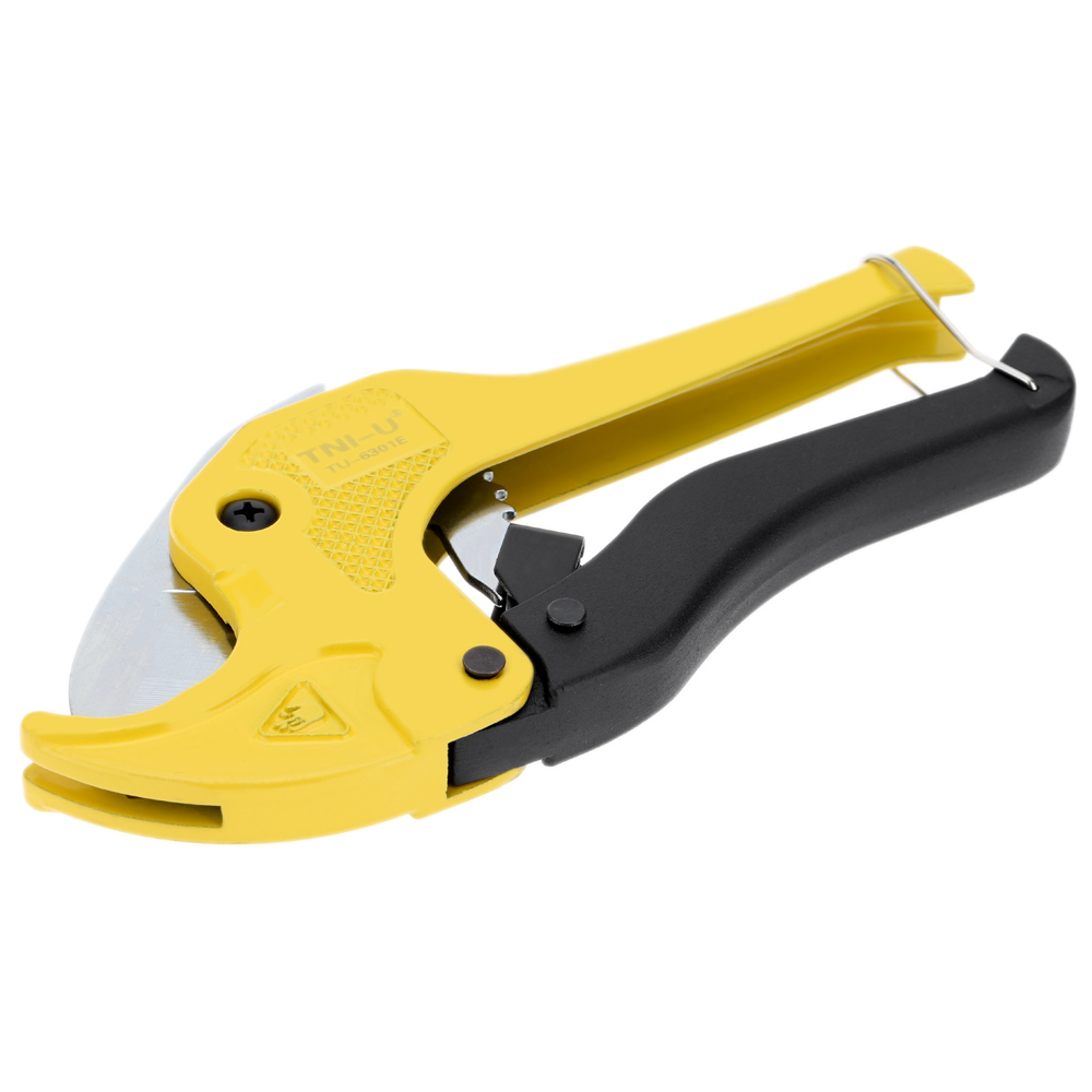 Brand TNI U TU 6301E Dual Colors Pipe Cutter Handle Cutting Tool Ratcheting PVC Pipe Cutter Plier Plastic Pipe and Tubing Cutter