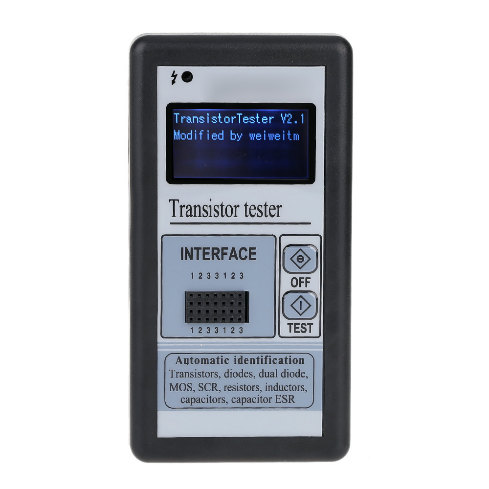 Multi functional Digital LCD Transistor Tester Diode Thyristor Resistor Capacitance Meter ESR LCR Meter Megger Insulation Tester