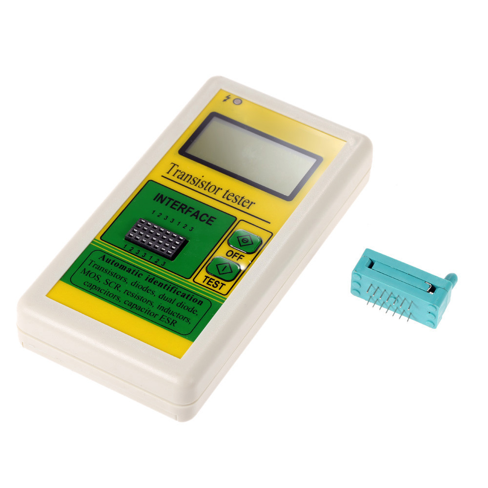 Multi functional Digital LCD Transistor Tester Diode Thyristor Resistor Capacitance Meter ESR LCR Meter Megger Insulation Tester