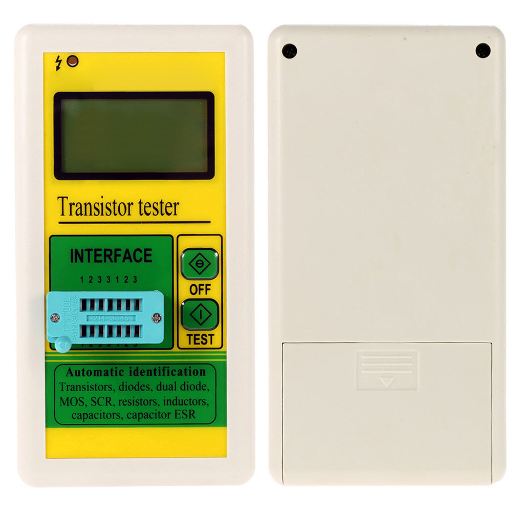 Multi functional Digital LCD Transistor Tester Diode Thyristor Resistor Capacitance Meter ESR LCR Meter Megger Insulation Tester