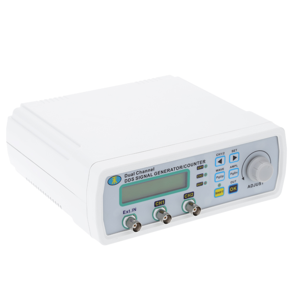 High Precision Digital DDS Dual channel Signal Source Generator Arbitrary Waveform Frequency Meter 200MSa s 12MHz