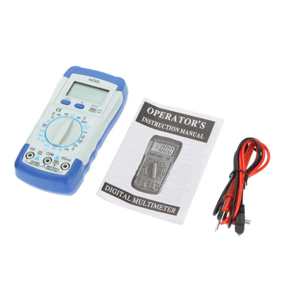 DMM Digital cheap multimeter multimetro polimetro digital automatico Ammeter Voltmeter Ohmmeter hFE Tester polimetro