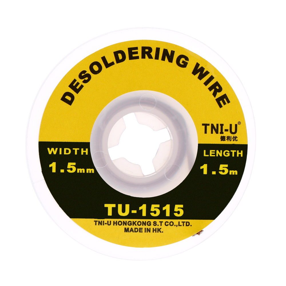 TNI U TU 1515 1.5mm Solder Wick Precision Desoldering Wire Accessories Braid Handy Soldering Wick Professional Welding Wires