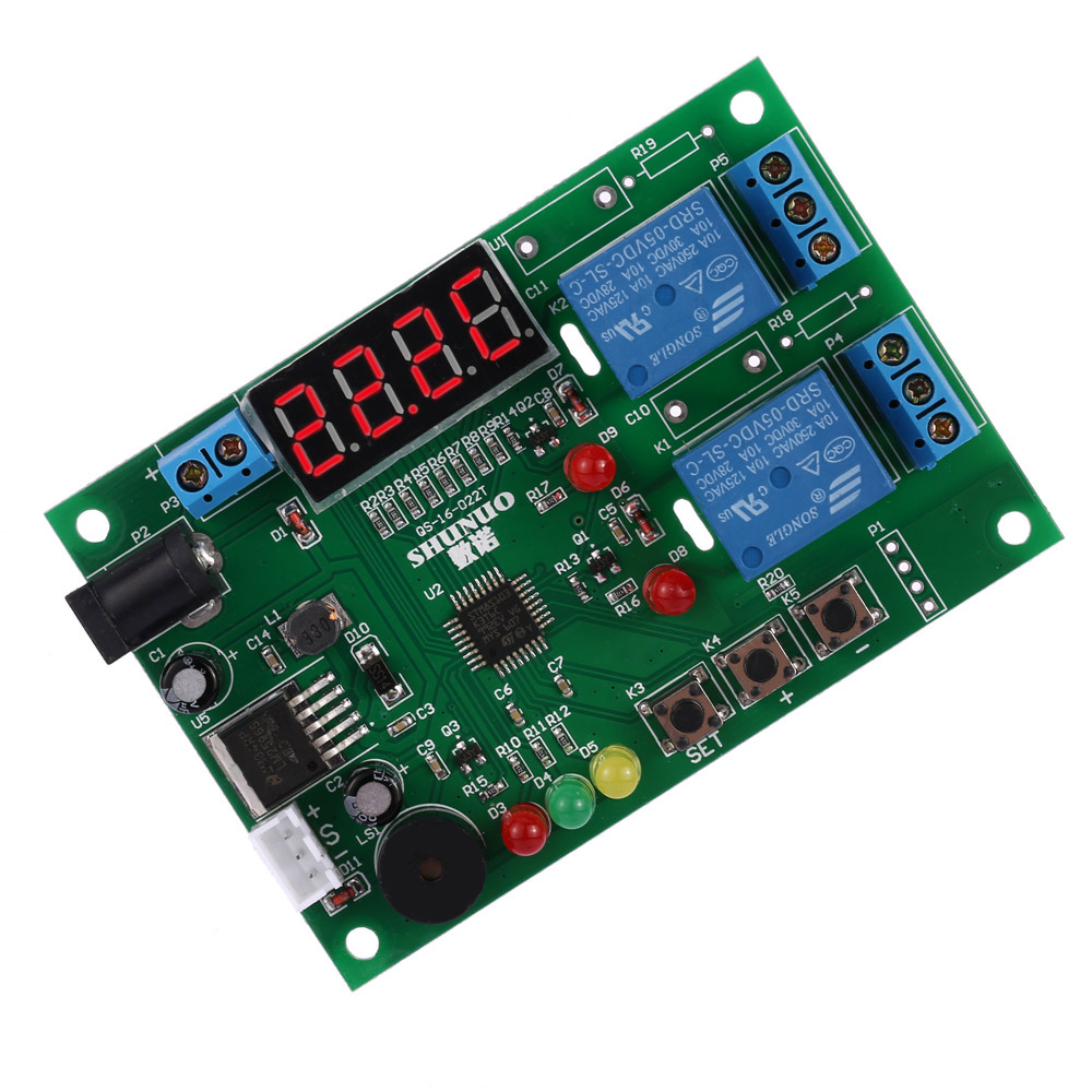 Digital Intelligent thermal regulator Temperature Humidity Controller control Module Relay with LED Indicator Alarm Function