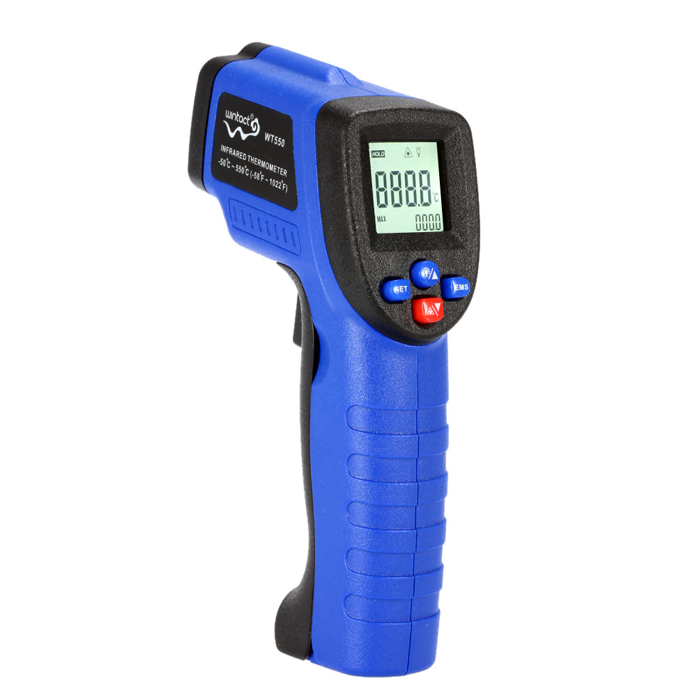 Handheld LCD Laser IR Infrared Thermometer Non Contact Digital termometro Diagnostic tool Temperature Tester Pyrometer 50C~420C