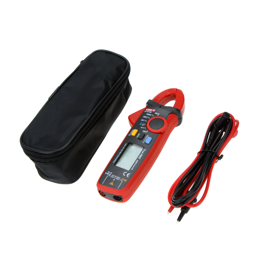 UNI T UT210E True RMS digital multimeter Mini Clamp Meter AC DC Current tongs diagnostic tool amperimetro w Capacitance Tester