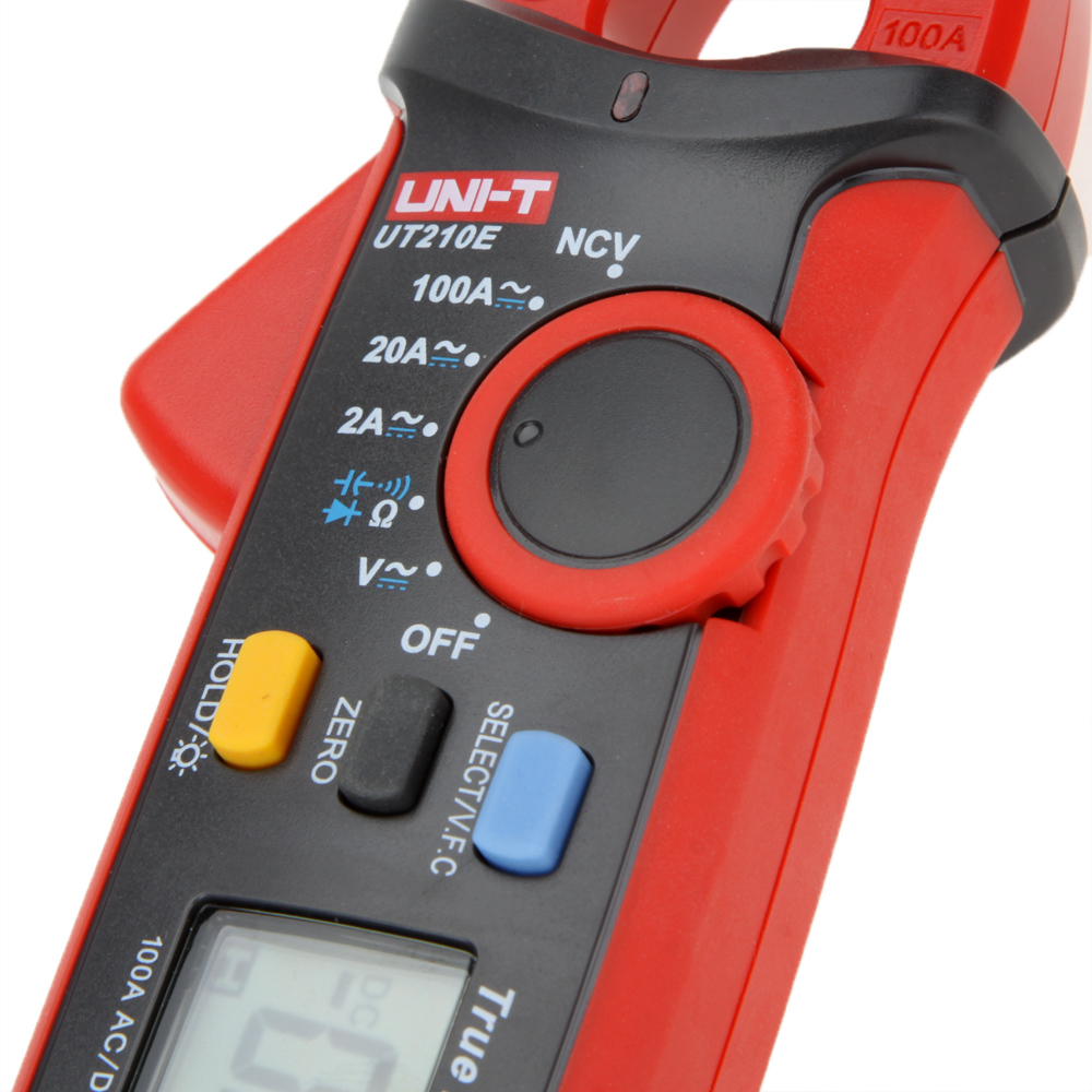UNI T UT210E True RMS digital multimeter Mini Clamp Meter AC DC Current tongs diagnostic tool amperimetro w Capacitance Tester