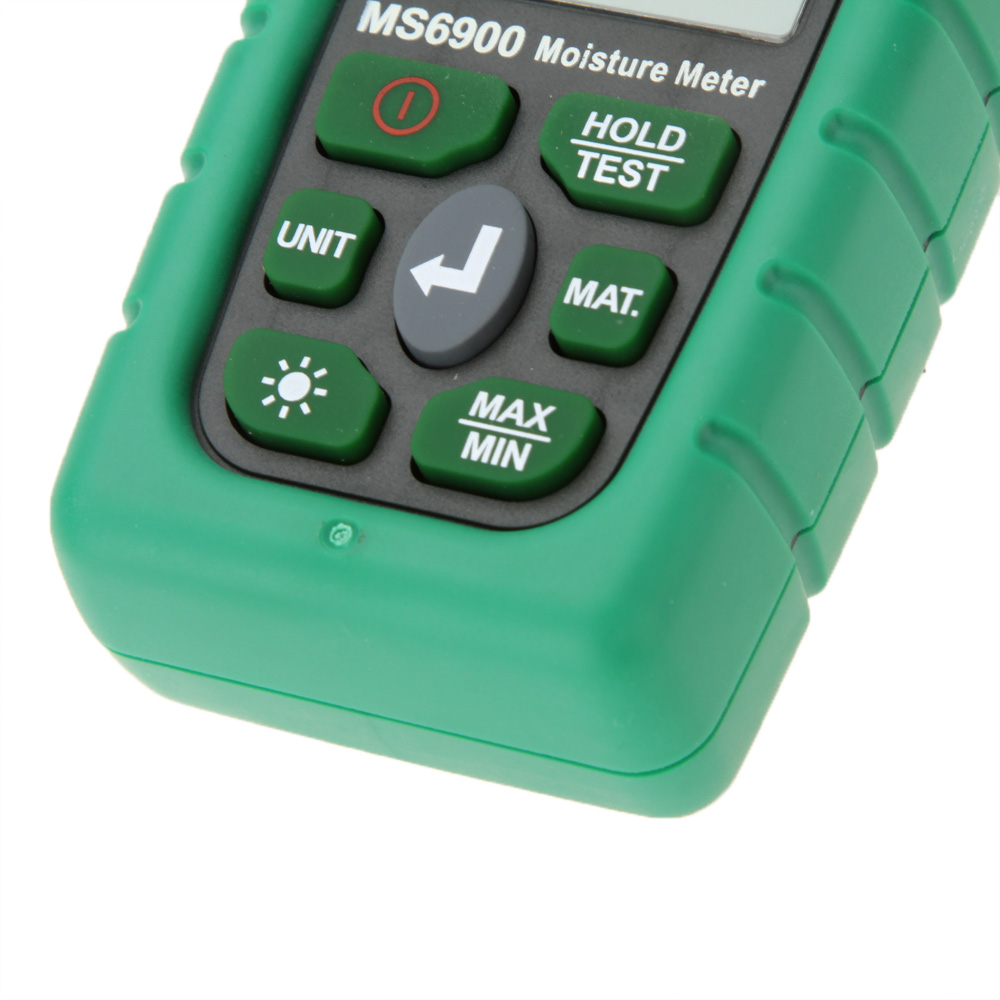 Mastech MS6900 higrometre Mini Digital Moisture Meter Wood Lumber Concrete Buildings Humidity Tester with LCD Display