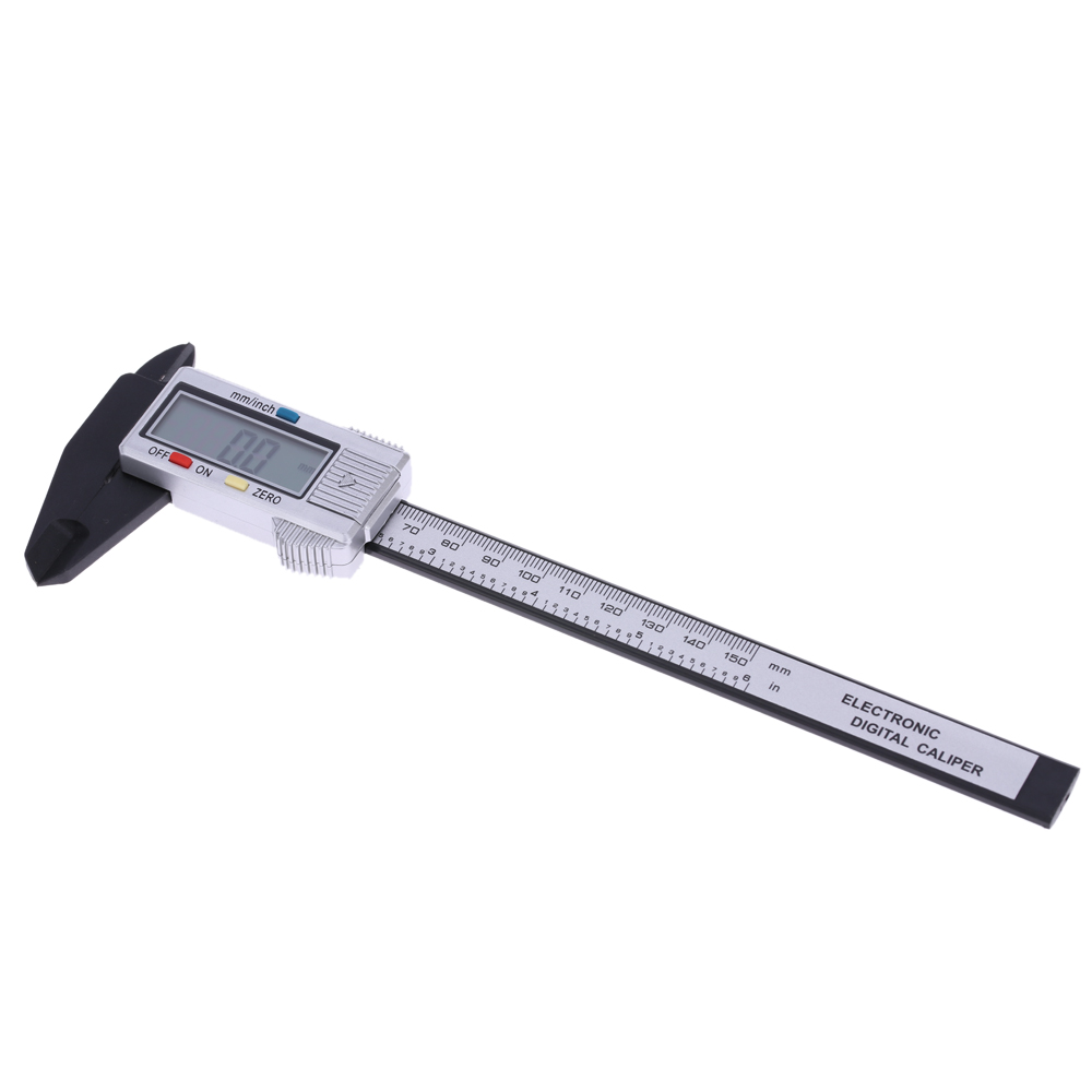 6 professional Digital Gauge Vernier Caliper Fiberglass Electronic Callipers feeler gauge LCD paquimetro 150mm Measuring Tool