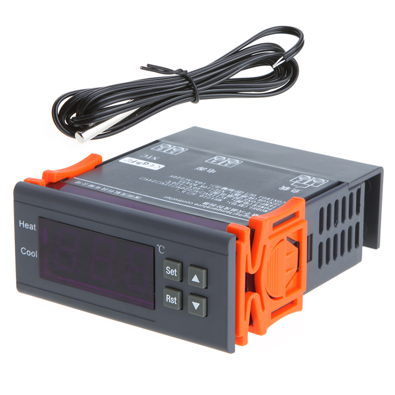 10A 220V Digital Temperature Controller Thermocouple 40 to 120 Degrees with Alarm Function