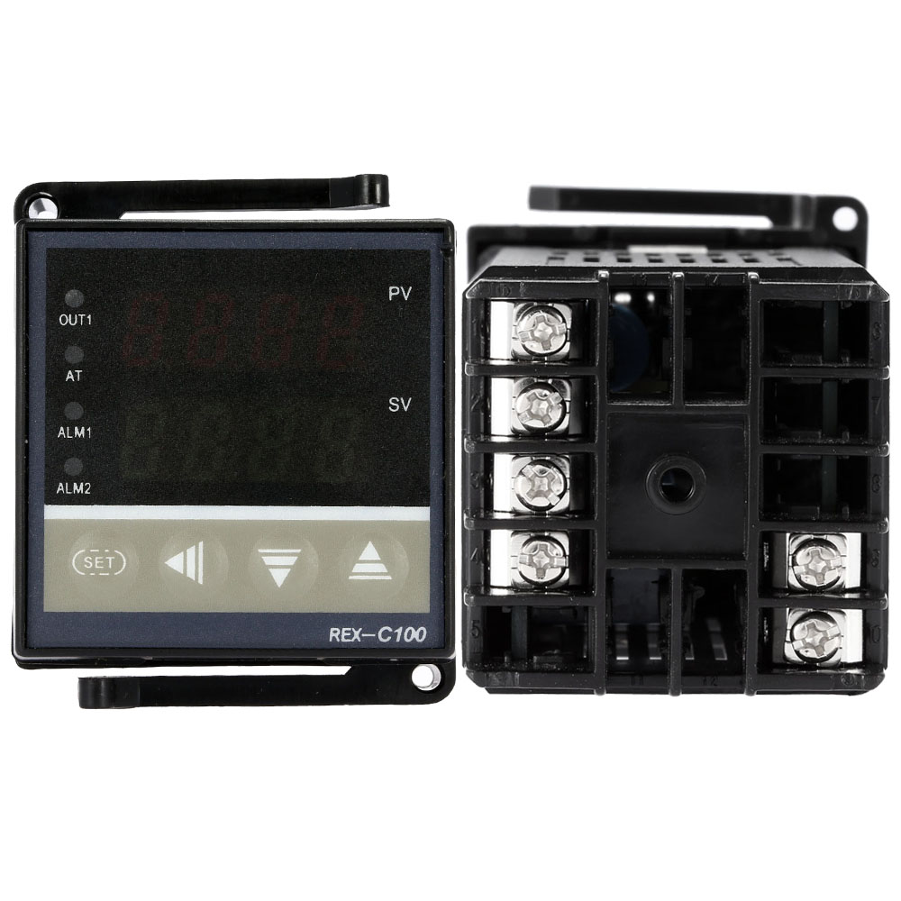 Digital thermal regulator LED PID Temperature Controller Thermostat Thermometer termometro Heating Control 1 Alarm 4.8x4.8x11cm