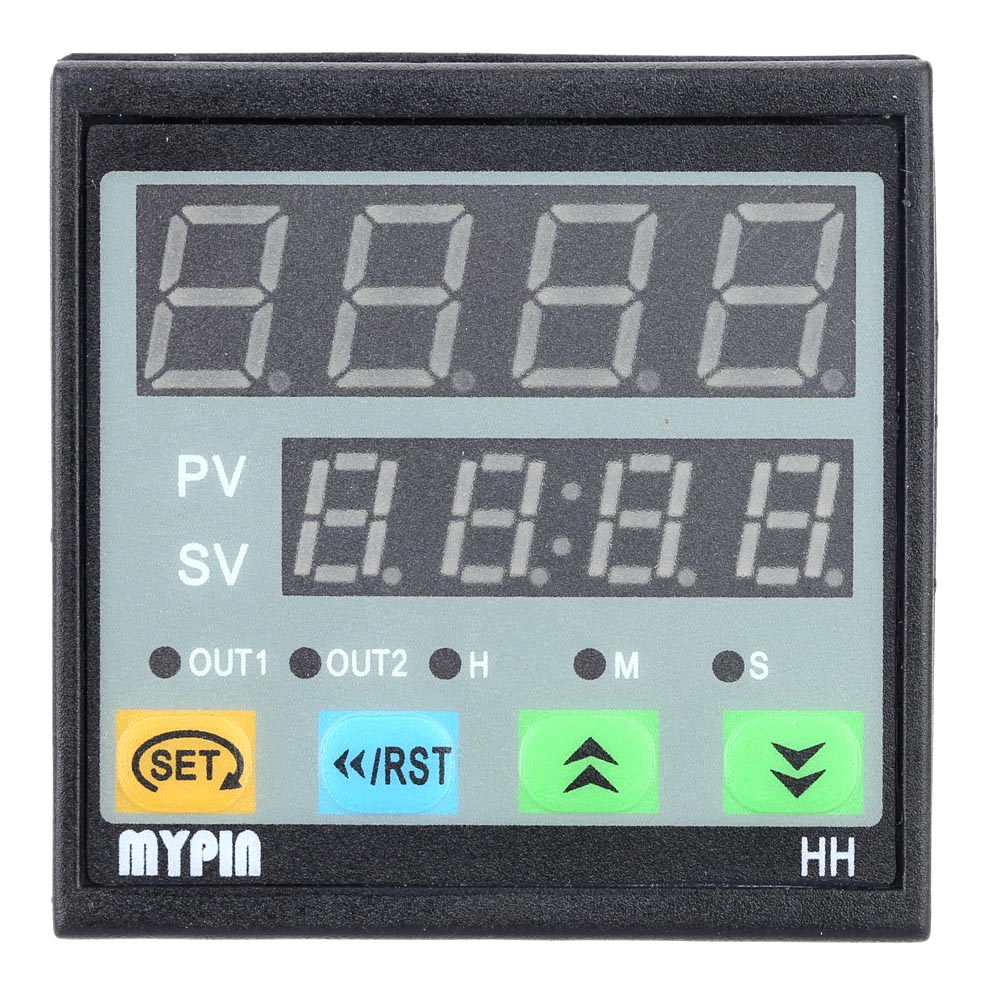 90 260V AC DC Digital Timer 4 Digit Display Alarm Clock Countdown Time Counter Chronograph Relay Output 1 Alarm