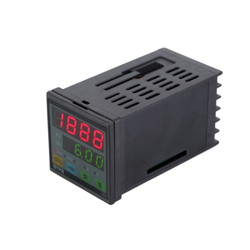 90 260V AC DC Digital Timer 4 Digit Display Alarm Clock Countdown Time Counter Chronograph Relay Output 1 Alarm