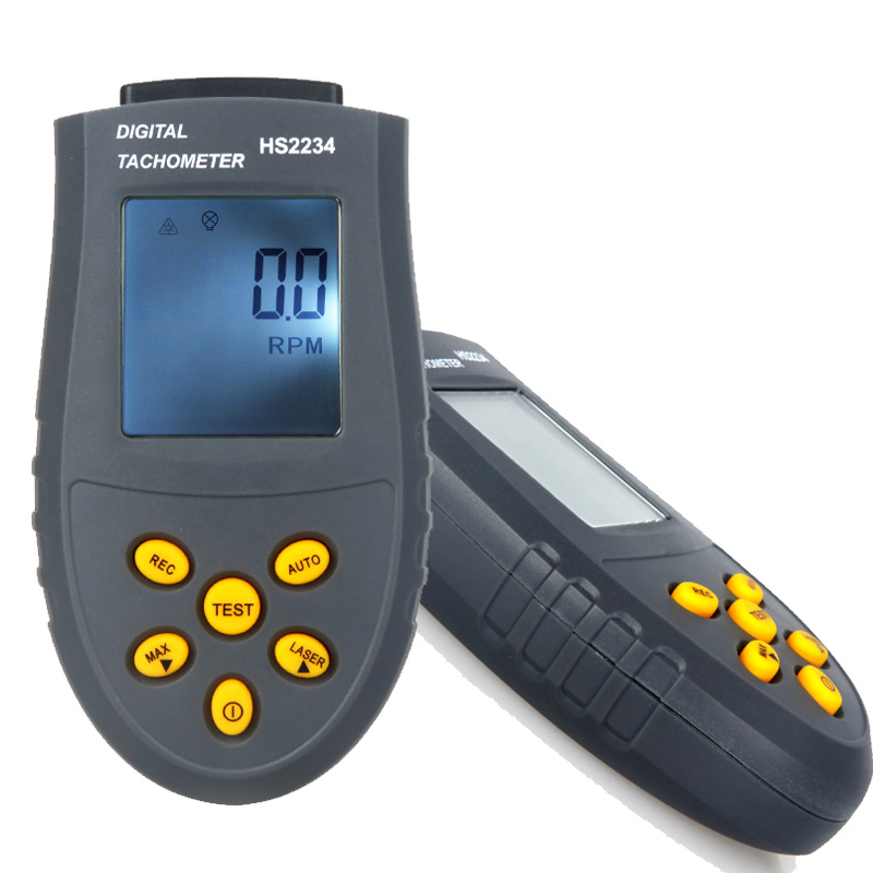 Digital Laser Tachometer LCD anemometer RPM Tester Small Engine Motor Wind Speed Gauge Non contact wholesale