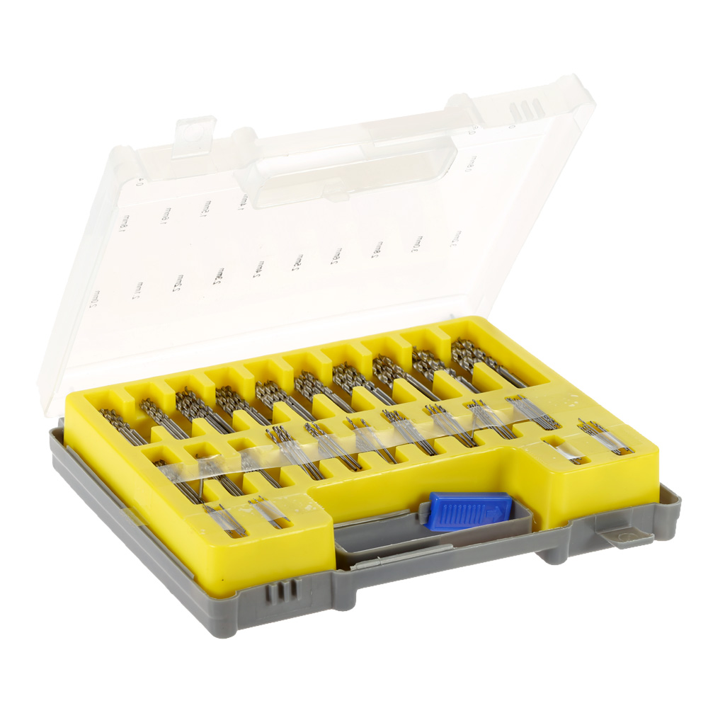 150pcs set Mini tools HSS Twist Drill Set High Speed Steel ferramentas Saw Bits Set with Storage Case Metric System 0.4 3.2mm