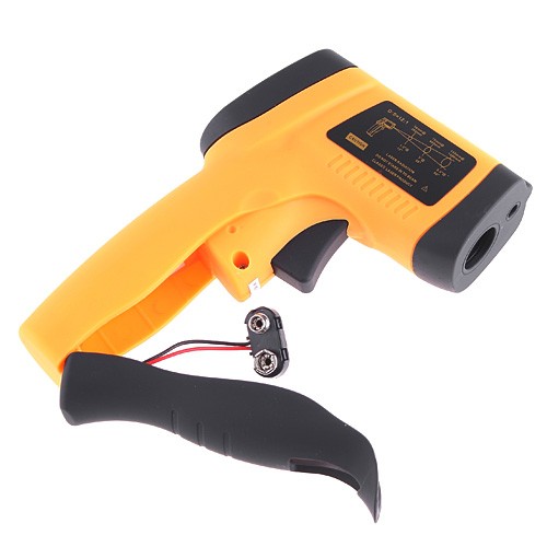 KKmoon Digital Infrared Thermometer Mini Themperature gauge Tester Pyrometer IR Laser Surface Body Forehead Point termometro Gun