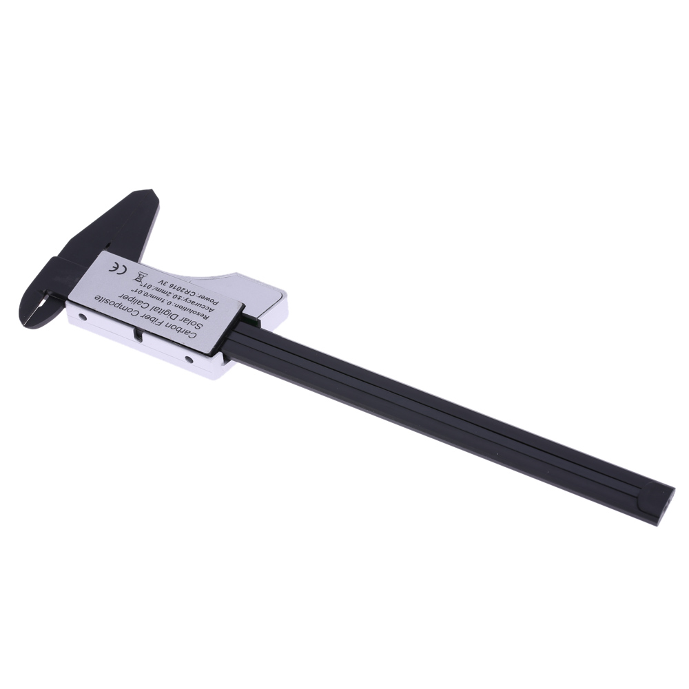 6 Solar Powered Digital Vernier Caliper feeler gauge Fiberglass LCD Electronic Callipers digital paquimetro150mm Measuring Tool