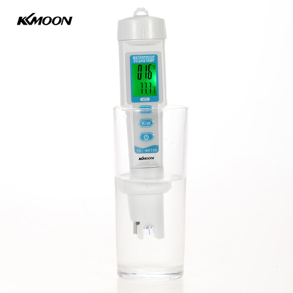 3 in 1 Water Quality Tester ph meter for aquarium Water Monitor Pen Type EC TEMP Meter Acidometer Drink Water Quality Analyser