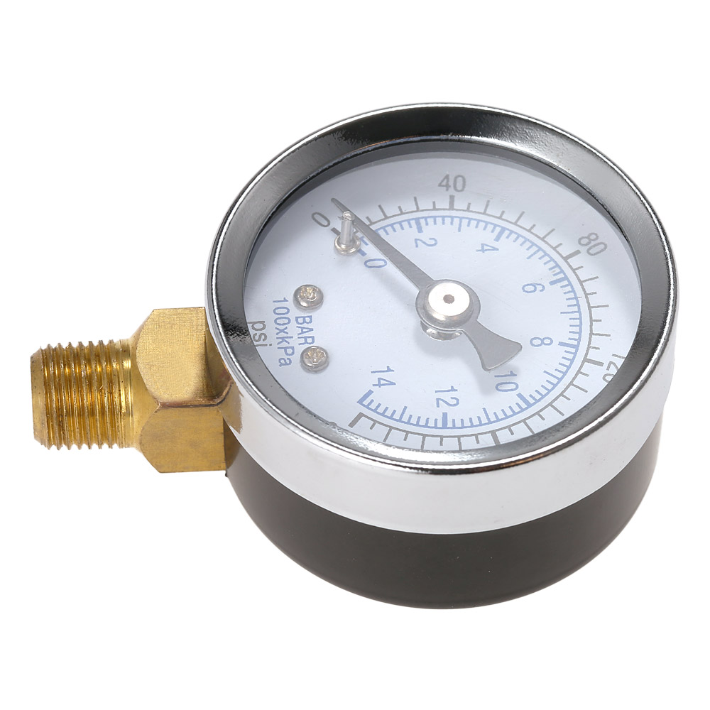manometer Pool Filter Water Pressure manometre pression Pressure Gauge Meter Manometer 1 8 NPT Thread 40mm 0~200psi 0~14bar