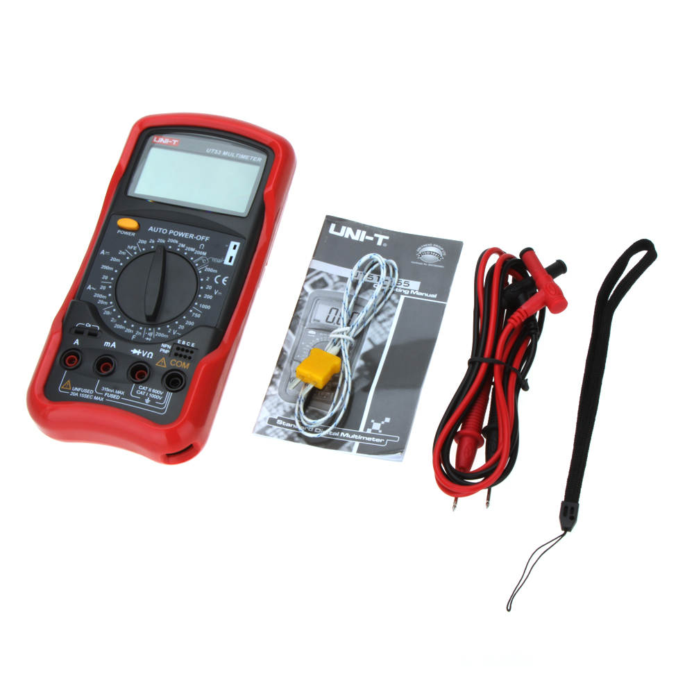 UNI T UT53 Standard DMM Digital Multimeters multimetros multimetr multitester medidor dijital multimetre digitale multiteste