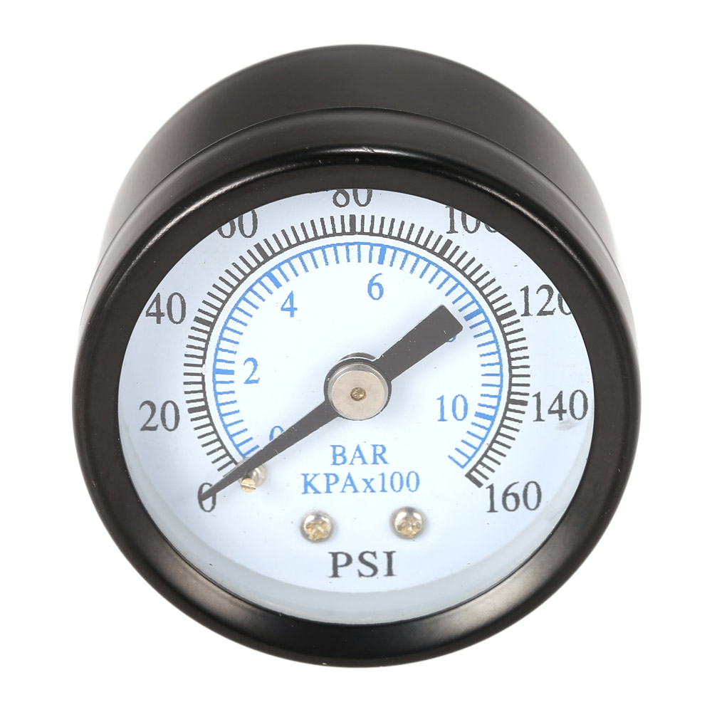 manometer Water Pressure Dial Hydraulic Pressure Gauge Meter Manometer 1 8 NPT Thread manometre pression 40mm 0~160psi 0~10bar