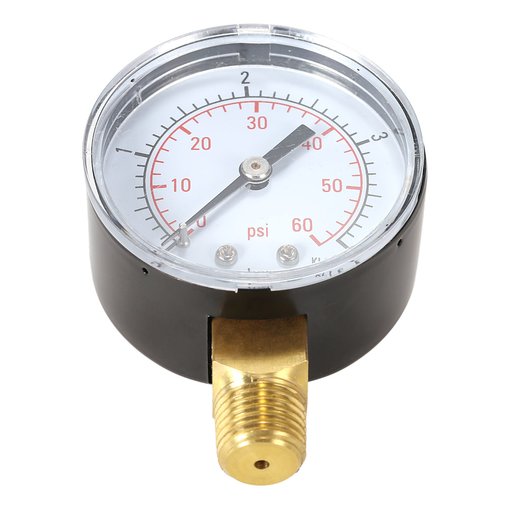 50mm manometer Pool Filter Water Pressure Dial Hydraulic Pressure Gauge manometre pression 1 4 BSPT Thread 0~60psi 0~4bar