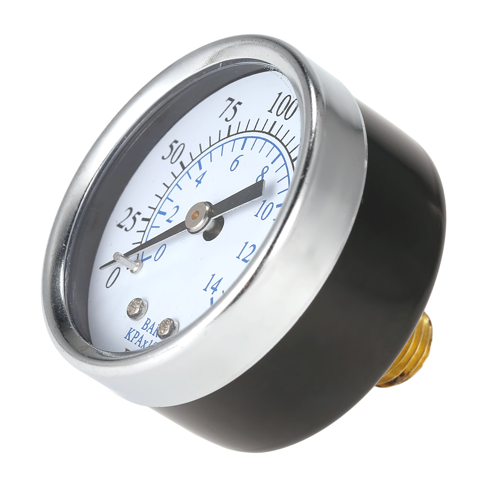 manometer Water Pressure Dial Hydraulic Pressure Gauge Meter Manometer 1 4 NPT Thread 50mm 0~200psi 0~14bar manometre pression