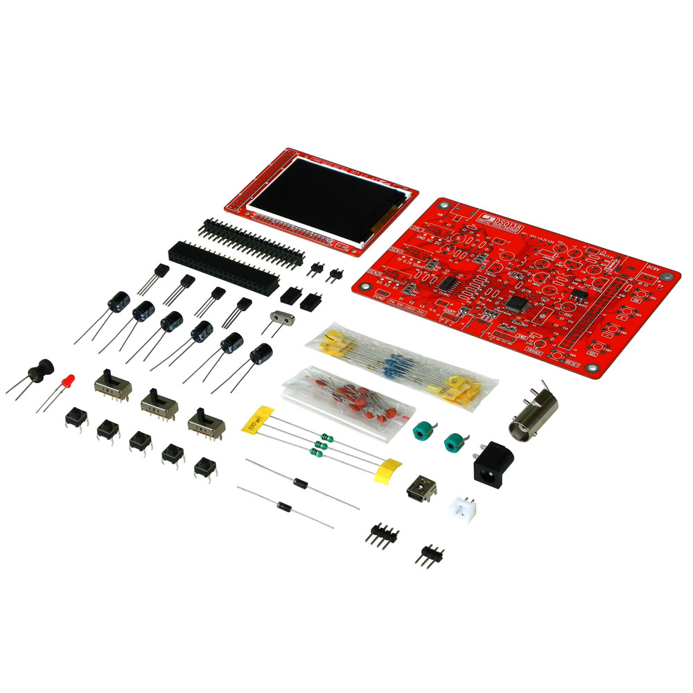 DSO138 2.4 TFT Pocket size Digital Oscilloscope DIY Kit DIY Parts for Osciloscopio Making Handheld Electronic Learning Set1Msp