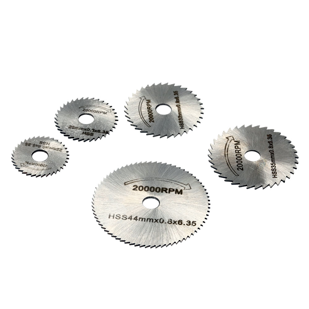 5pcs Dremel Tools Rotary Blades Cutting Discs Mandrel Cut off Circular Saw for Dremel Rotary Tool Electric Grinding Accessories