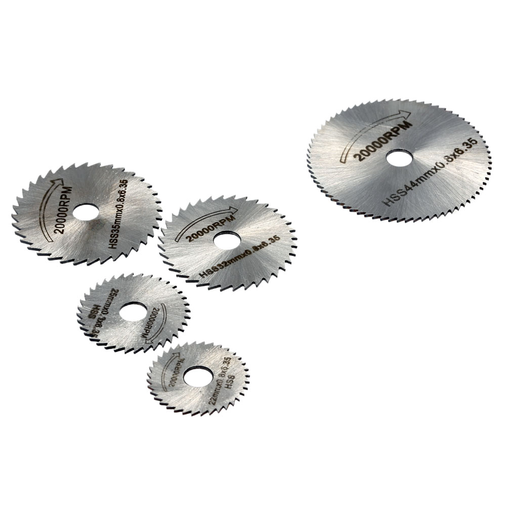 5pcs Dremel Tools Rotary Blades Cutting Discs Mandrel Cut off Circular Saw for Dremel Rotary Tool Electric Grinding Accessories