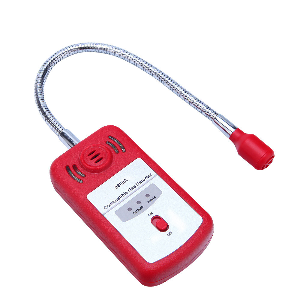 Sensitive Useful Gas Analyzer Combustible Gas Detector Portable Gas Leak Location Determine Tester with Sound light Alarm
