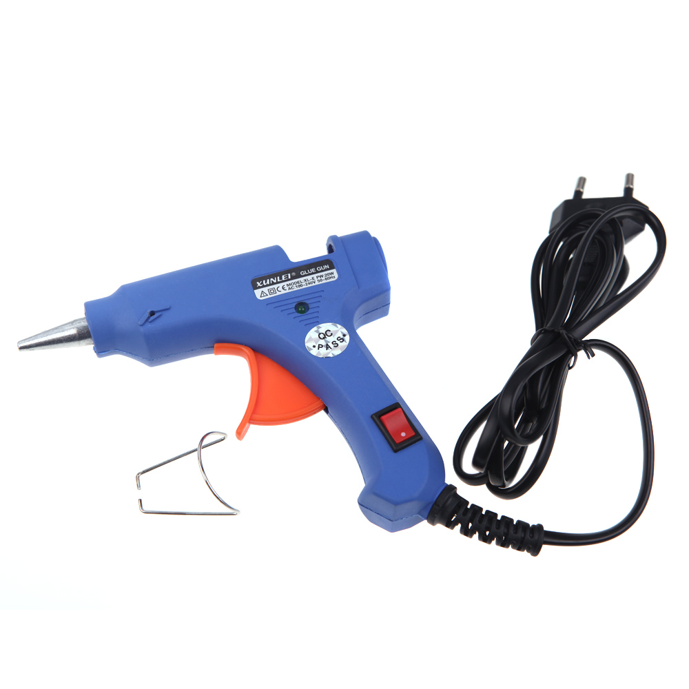 XL E20 20W Glue Gun Professional High Temp Heater Repair Heat tool with Free 50pcs Melt Glue Sticks
