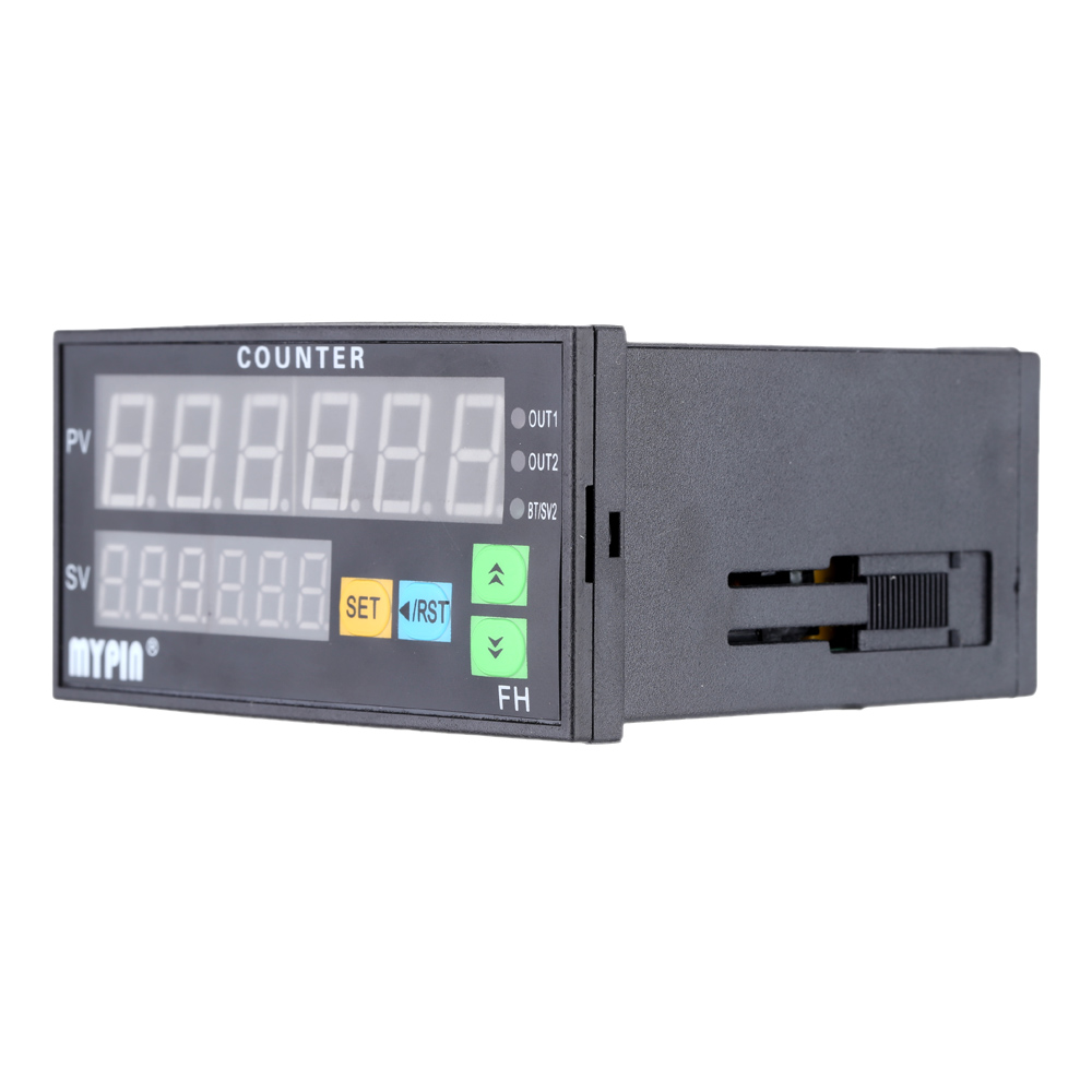 Digital Counter Mini Length Batch Meter 1 Preset Relay Output Count Meter Practical Length Meter 90 260V AC DC The Hours Machine