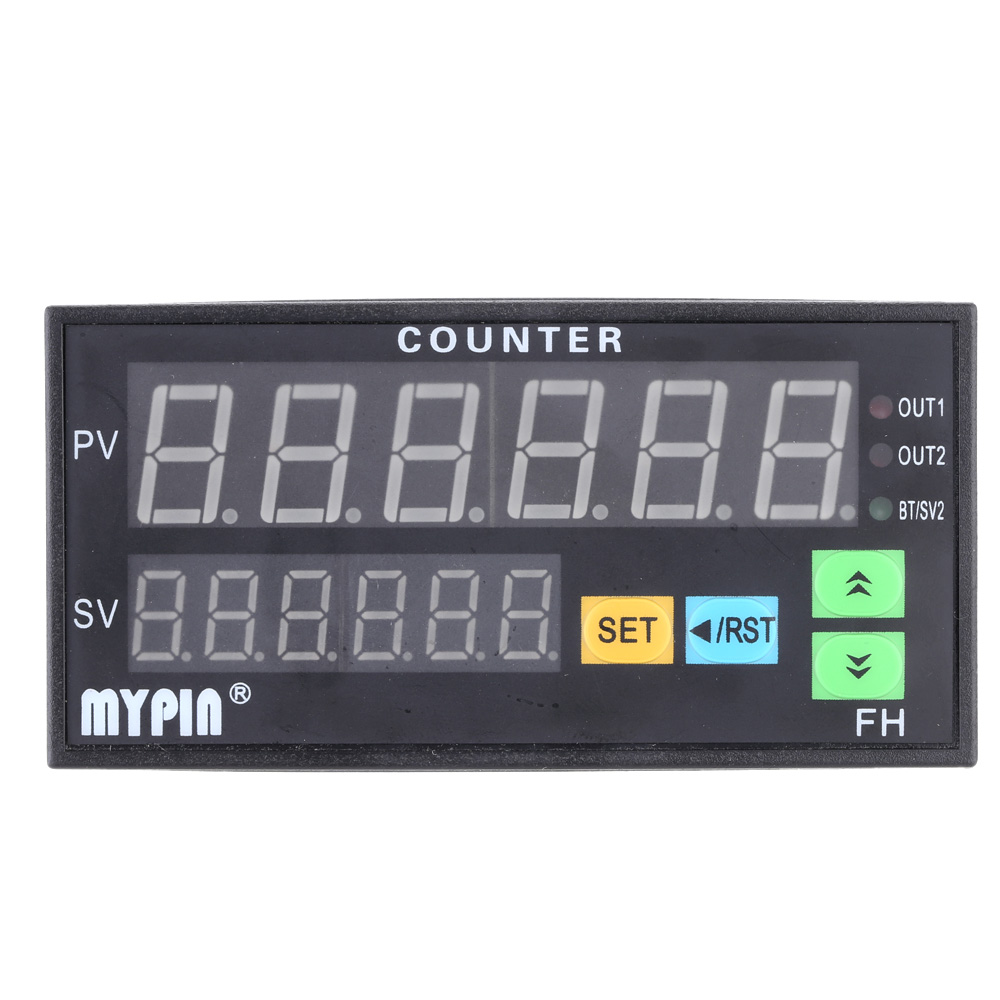 Digital Counter Mini Length Batch Meter 1 Preset Relay Output Count Meter Practical Length Meter 90 260V AC DC The Hours Machine