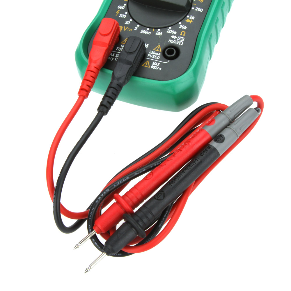 MASTECH MS8239A Mini Digital Multimeter DMM AC DC Voltmeter DC Ammeter Ohmmeter w Battery Test