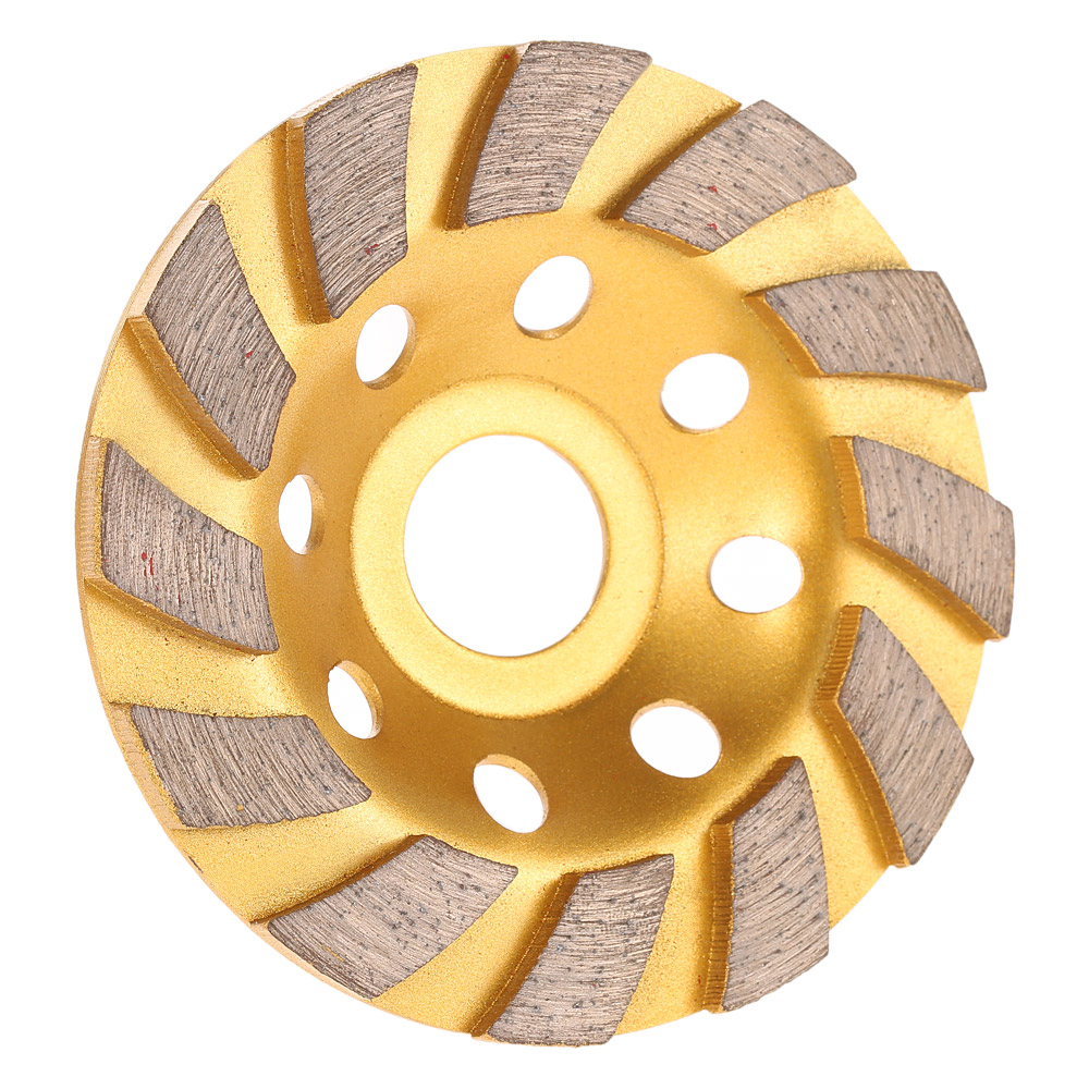 100mm 4 Diamond Segment Grinding Wheel Disc Bowl Shape Grinder Cup Concrete Granite Masonry Stone Ceramics Terrazzo Marble