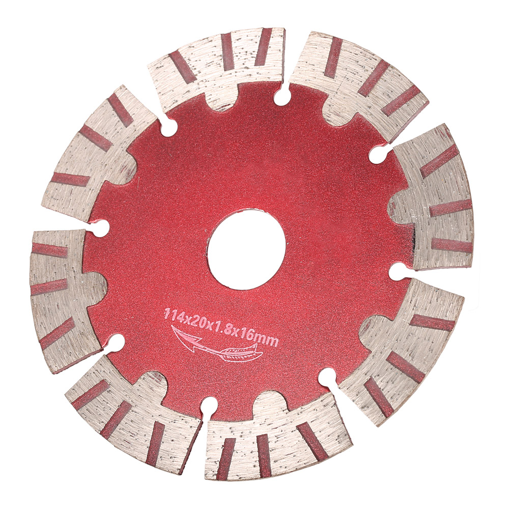 Diamond Saw Blade dremel rotary tool multitool saw blade Wall Cutting For Angle Grinder 114x1.8x20mm 5A Dry Cutting Segmented