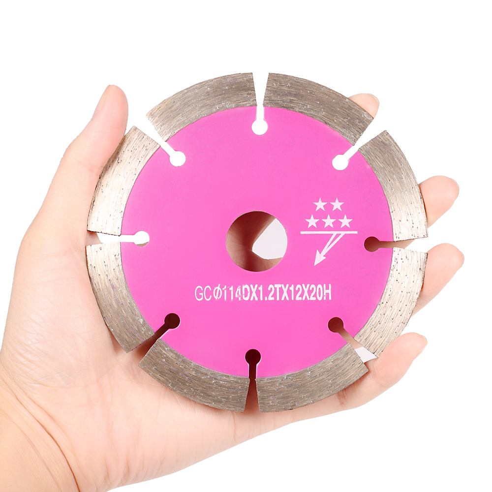 Diamond Saw Blade Grinder Rotary Tools mini Circular Saw Blades Cutting Discs Angle Grinder 114x1.2x20mm Dry Cutting Segmented