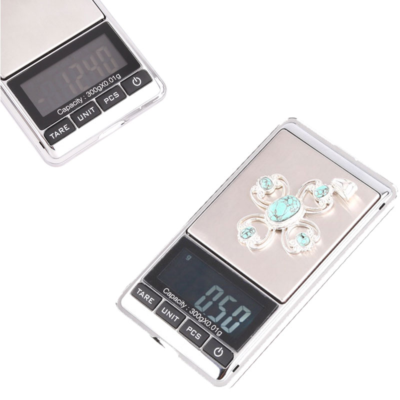 Mini Weighing Balance Digital Scale 300g x 0.01g Electronic Scales Mini Jewelry Pocket Gram Scale High Precision