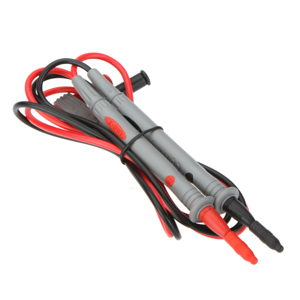 UNI T Multi use testing leads Accessories Test Leads Probe Extension Line 90cm for Multimeters DMM w 2cm Super Sharp Tip Probe
