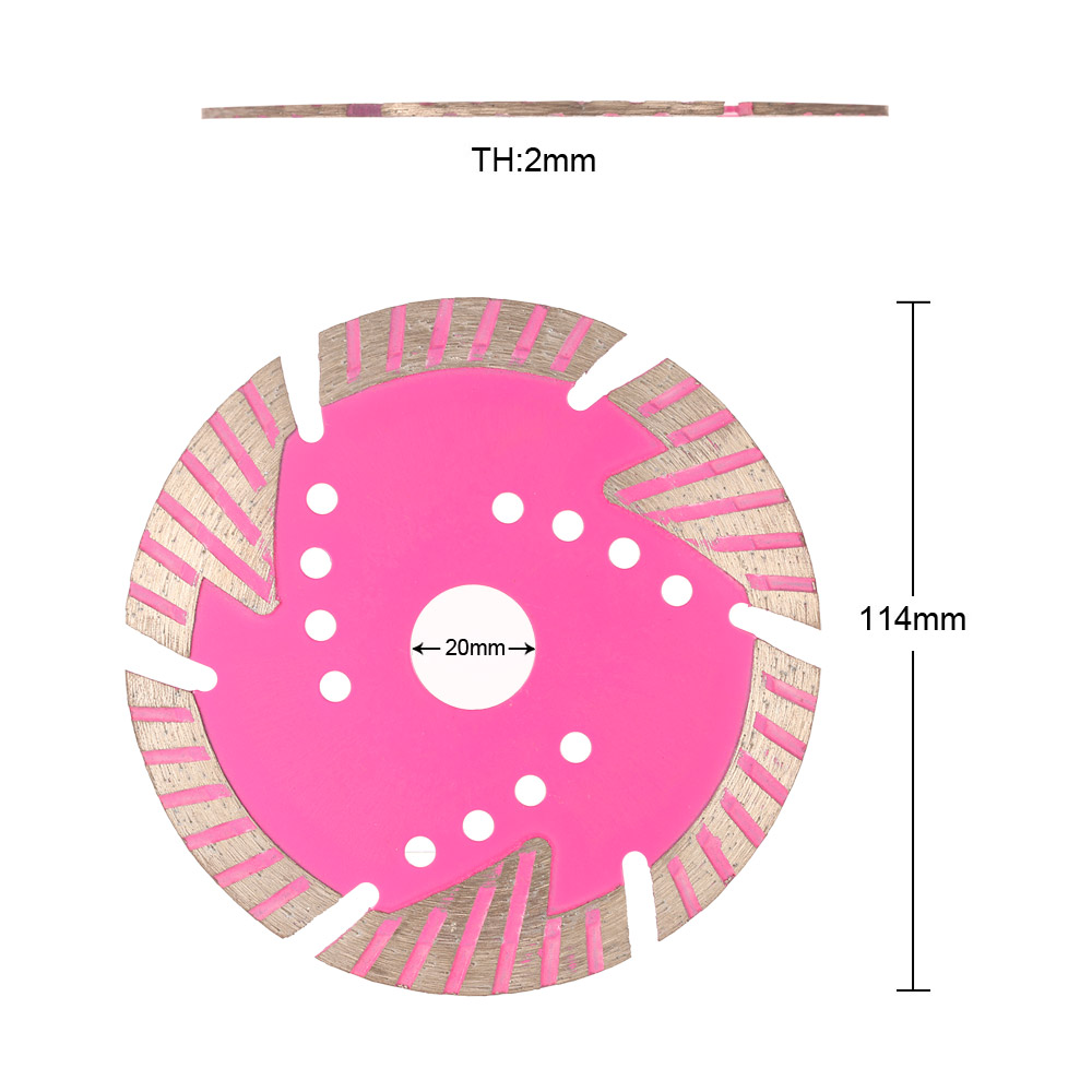 Diamond Saw Blade Discs Mandrel Cutoff Cutter Power tools multitool 114x2.0x20mm Dry Cutting Segmented For Angle Grinder