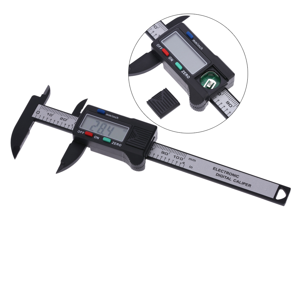 4 high precision Electronic Gauge Vernier Caliper Digital Caliper Depth diameter diagnostic tool feeler Gauge Measuring Tool