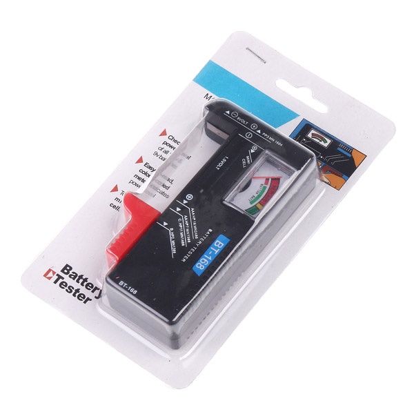 Professional Battery Tester Checker Useful Battery Diagnostic tool for 1.5V 9V Batteries