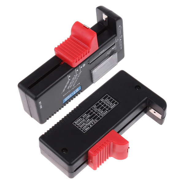 Professional Battery Tester Checker Useful Battery Diagnostic tool for 1.5V 9V Batteries