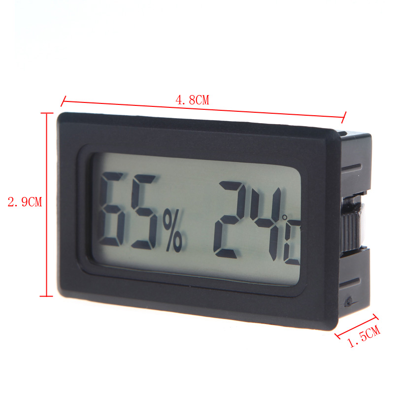 Digital LCD Thermometer Hygrometer Humidity Temperature Meter Indoor Temperature Instrument Practical weather station tester