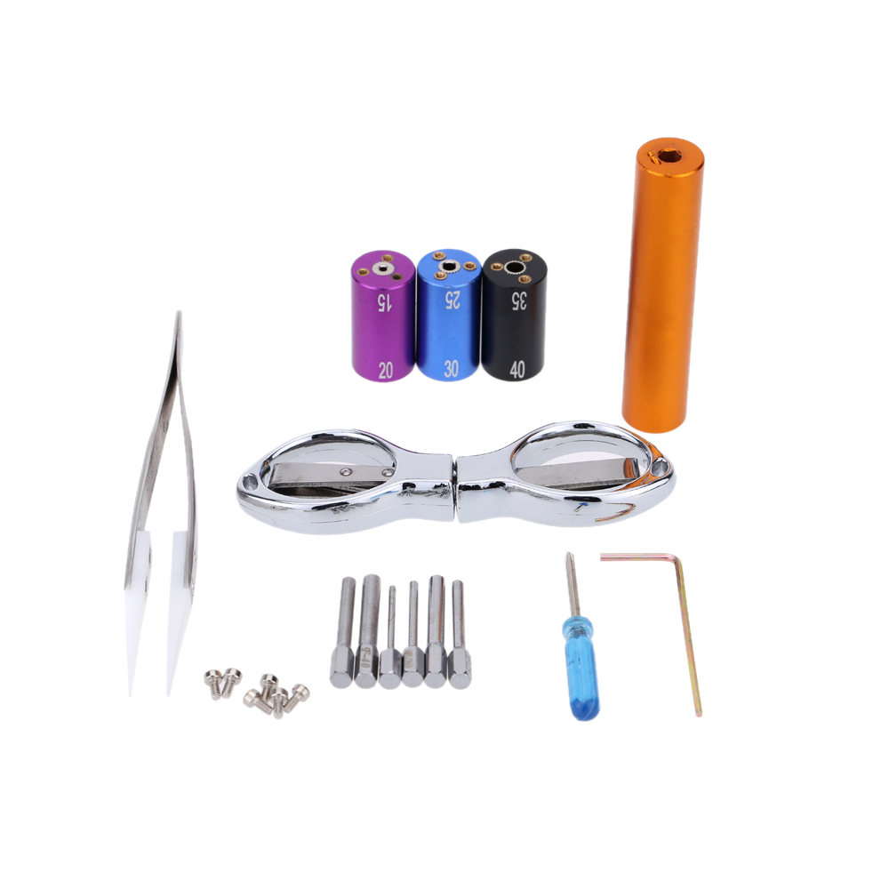 Electronic Cigarette DIY Heating Coil Coilers Tools Set Scissors Ceramic Tweezer