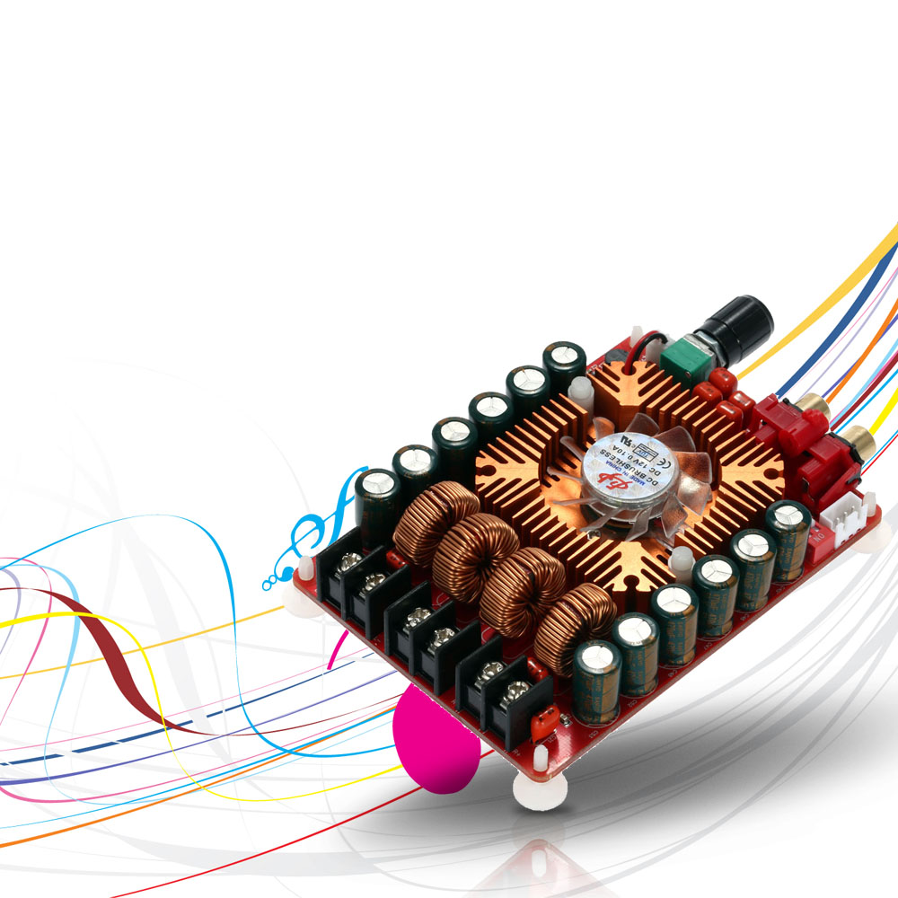New Upgrade High Power Digital Amplifier Board Dual Channel Audio Stereo Amplifier Support BTL Mode Mono 220W 2x160W TDA7498E