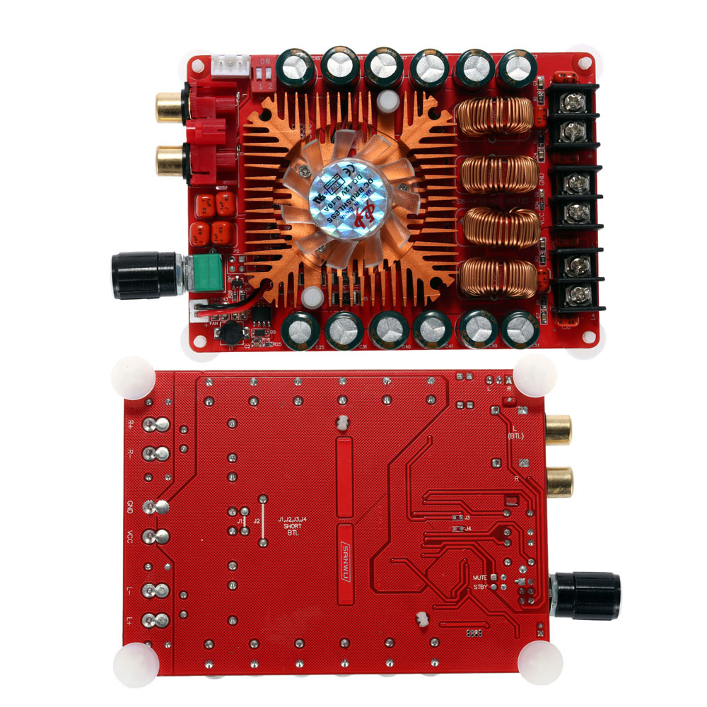 New Upgrade High Power Digital Amplifier Board Dual Channel Audio Stereo Amplifier Support BTL Mode Mono 220W 2x160W TDA7498E
